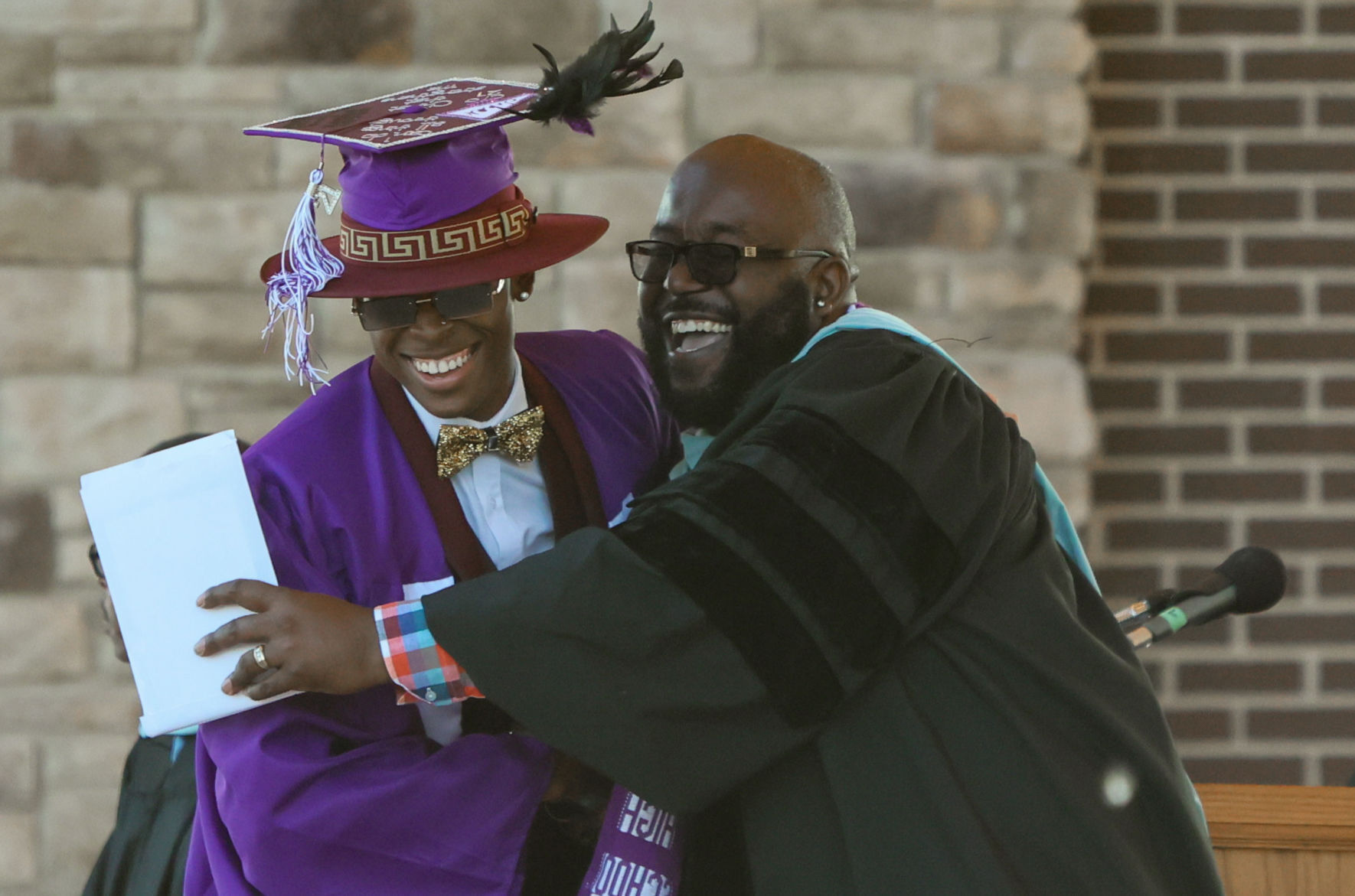 Commencement ceremony for Hammond High School